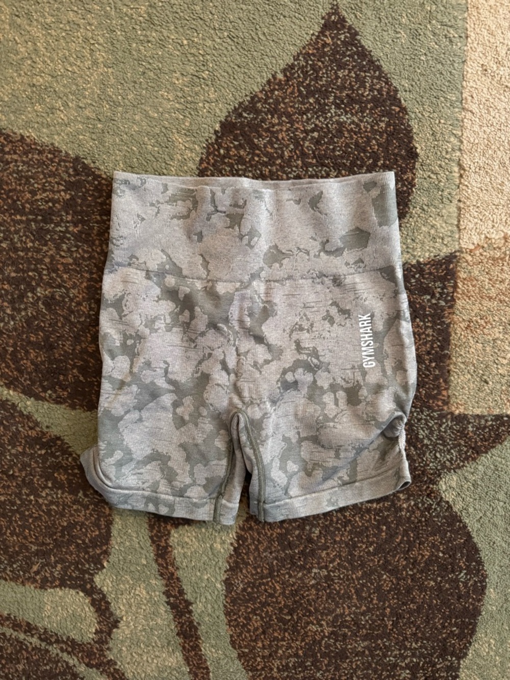 Gymshark Camo High-Waist Biker Shorts